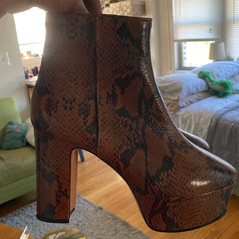 Brand New Never Worn Platform Booties!!